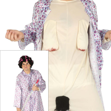 Disfraz de Abuelita Hombre