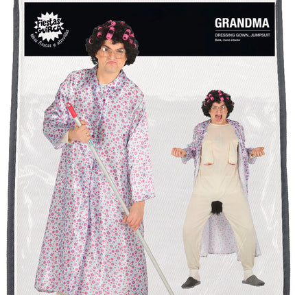 Disfraz de Abuelita Hombre