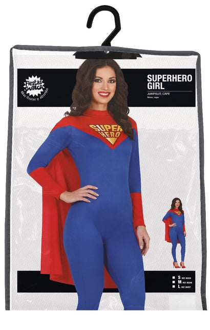 Disfraz de Supergirl Azul Mujer