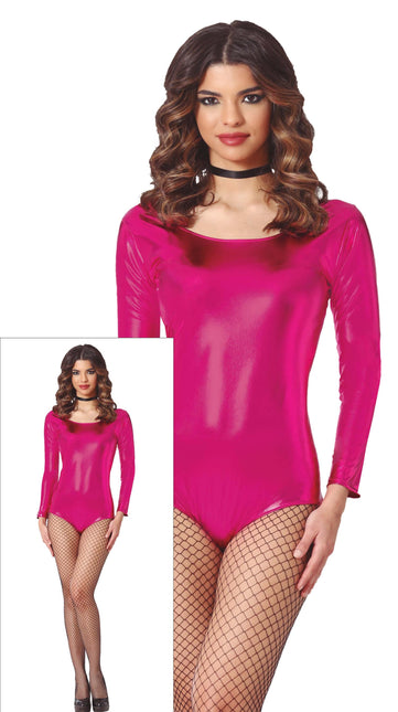 Traje de ballet Fucsia Señoras Metalizado