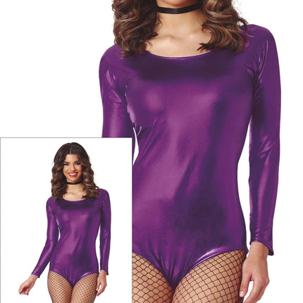 Traje de ballet Morado Señoras Metálico