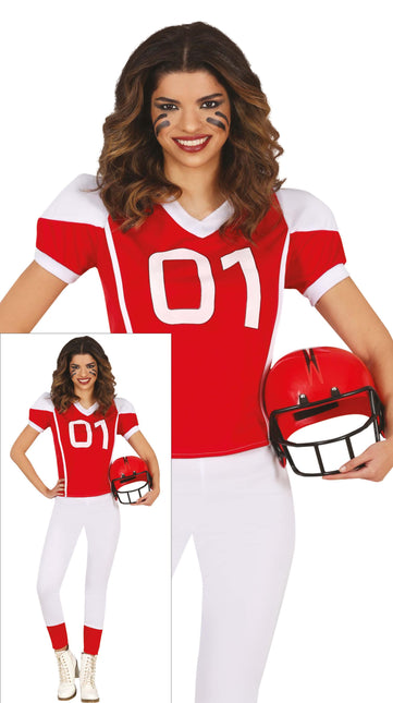 Disfraz de Rugby para Mujer