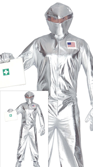 Traje Astronautas Plata Hombre