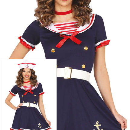 Vestido Señoras Marinero