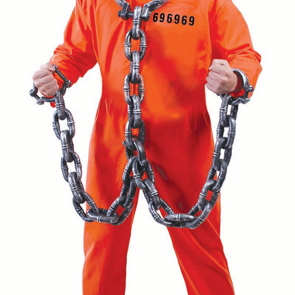 Traje de villano Naranja Hombres