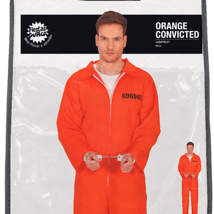 Traje de villano Naranja Hombres