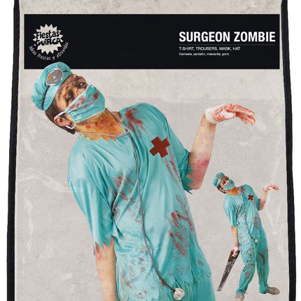 Disfraz Halloween Zombie Hombre Cirujano