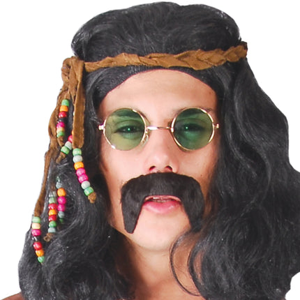 Disfraz Hippie 60S Marrón Blanco Hombre