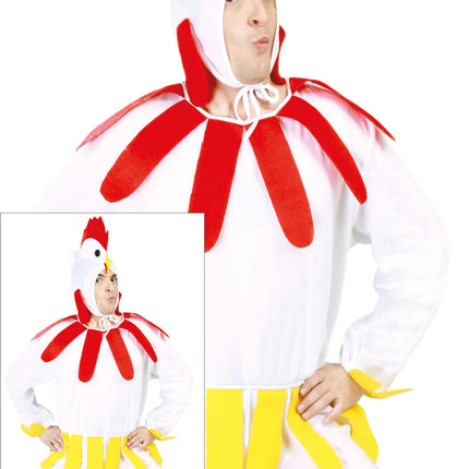 Traje de Pollo Blanco