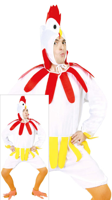 Traje de Pollo Blanco