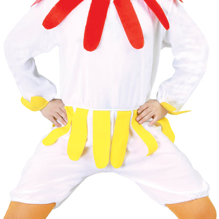 Traje de Pollo Blanco