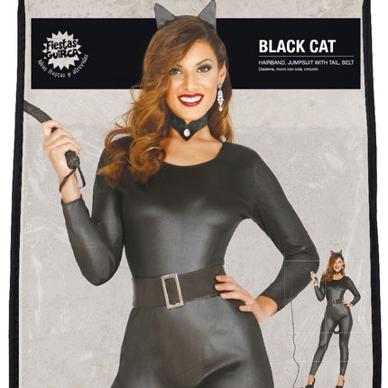 Disfraz de gato negro para mujer