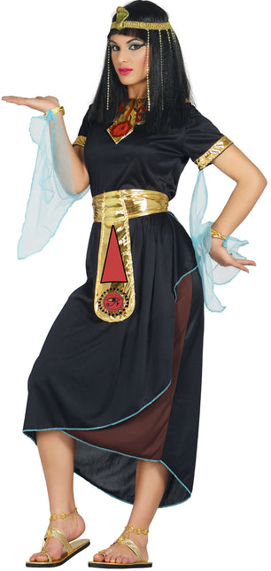 Disfraz de Cleopatra Oro Negro Señoras