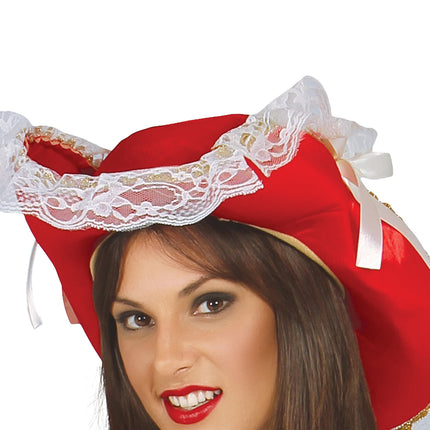 Disfraz de Mosquetero Rojo Blanco