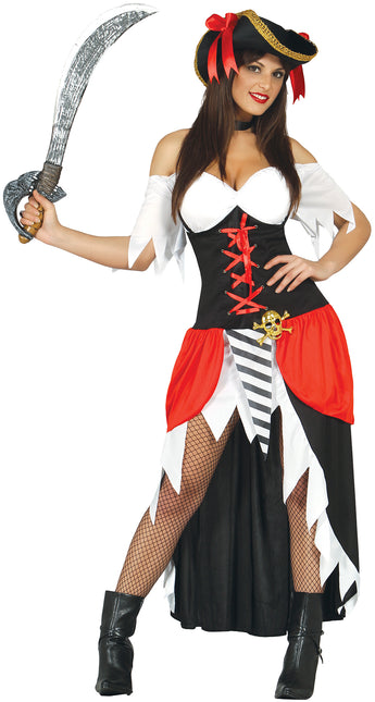 Piratesuit Damas Rojo Deluxe