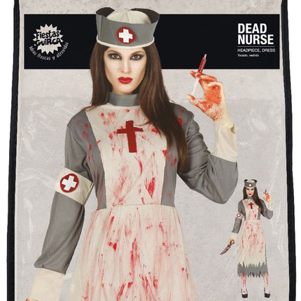 Disfraz de Halloween de Enfermera Deluxe para Mujer