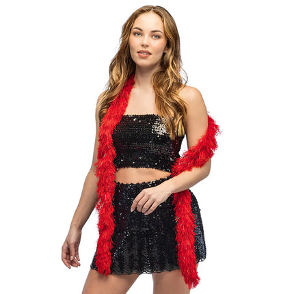 Boa Flair 60 g rojo (180 cm)