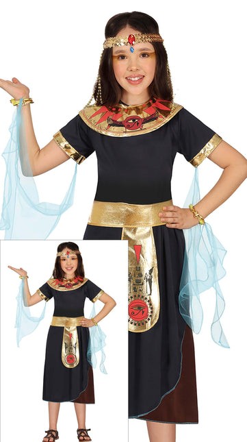 Disfraz de Cleopatra Negra Niña