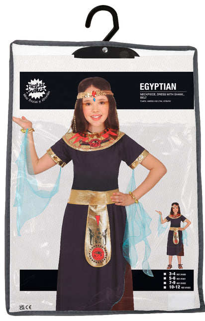 Disfraz de Cleopatra Negra Niña