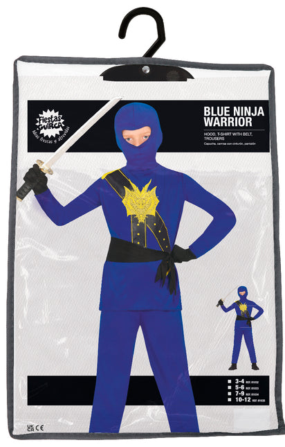 Disfraz de Ninja Azul Niño