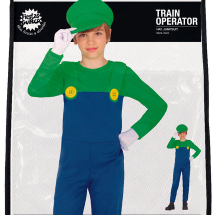 Disfraz Super Mario Niño Luigi