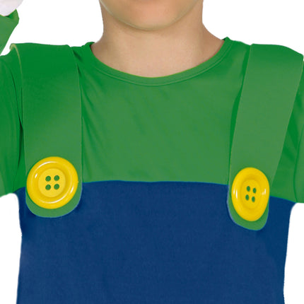 Disfraz Super Mario Niño Luigi