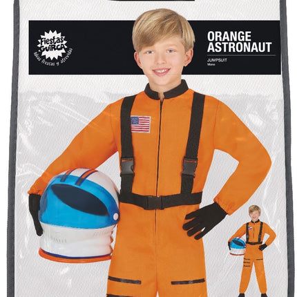 Astronautas Traje Naranja Niño