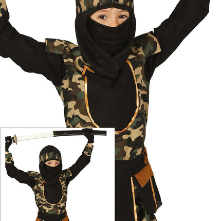 Traje Ninja Camuflaje Infantil