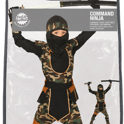 Traje Ninja Camuflaje Infantil