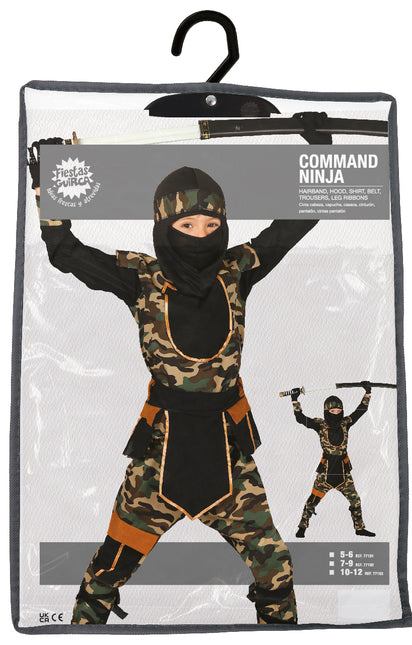 Traje Ninja Camuflaje Infantil