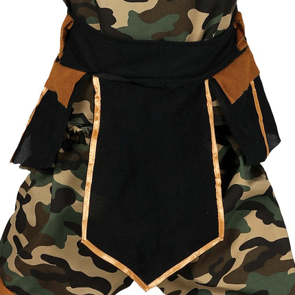 Traje Ninja Camuflaje Infantil