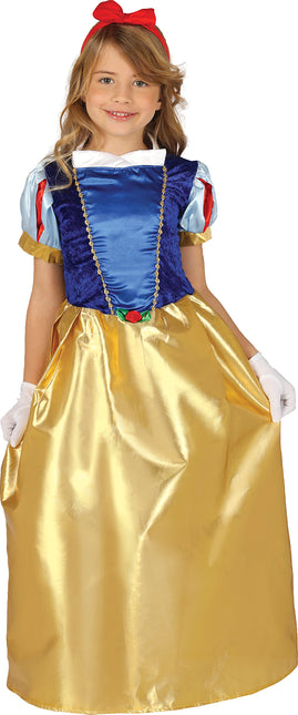 Vestido princesa Azul Amarillo
