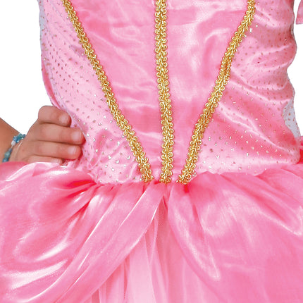 Vestido Princesa Niña Rosa