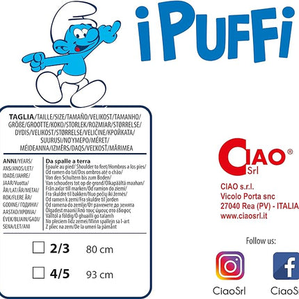 Disfraz de Pitufo para bebé