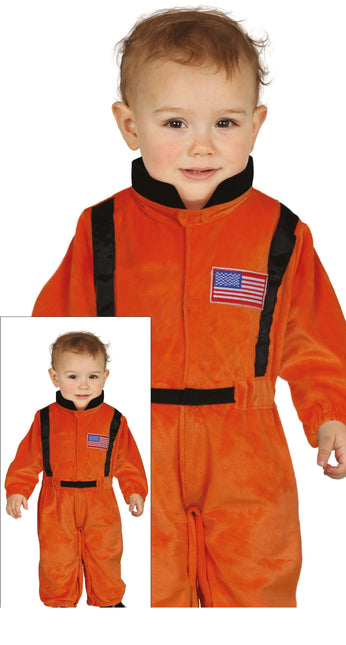 Traje Astronautas Naranja Bebé