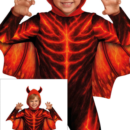 Disfraz de Halloween para niños: Diablo de fuego