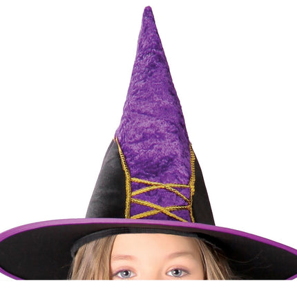 Disfraz de Bruja de Halloween Infantil Terciopelo