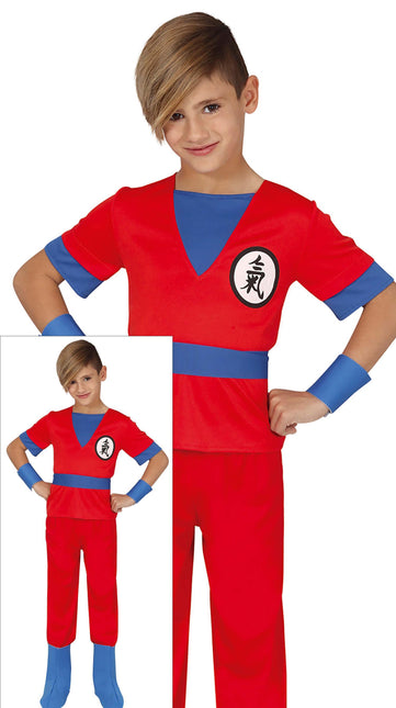 Disfraz de Goku Dragon Ball Z Rojo Niño