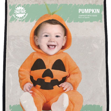 Calabaza Halloween Disfraz Bebé Negro Naranja