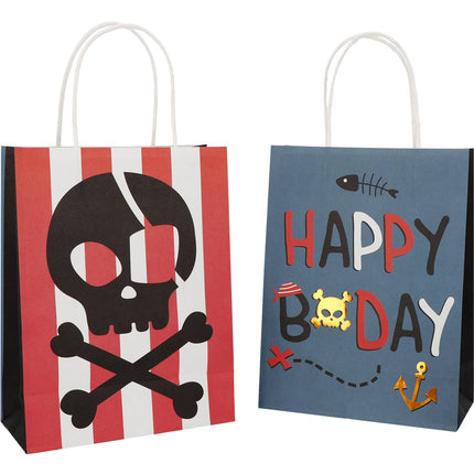 Bolsas Fiesta Pirata 27cm 6uds