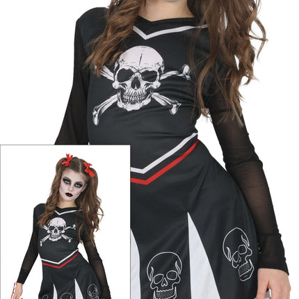 Halloween Jurk Meisje Gothic Cheerleader