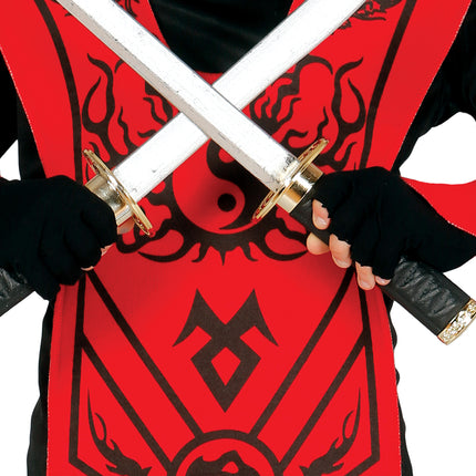 Traje Ninja Niño Rojo