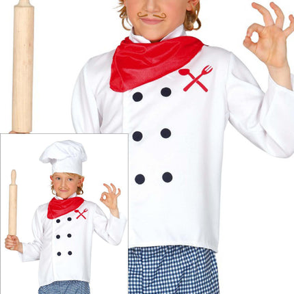 Traje de cocinero para niños