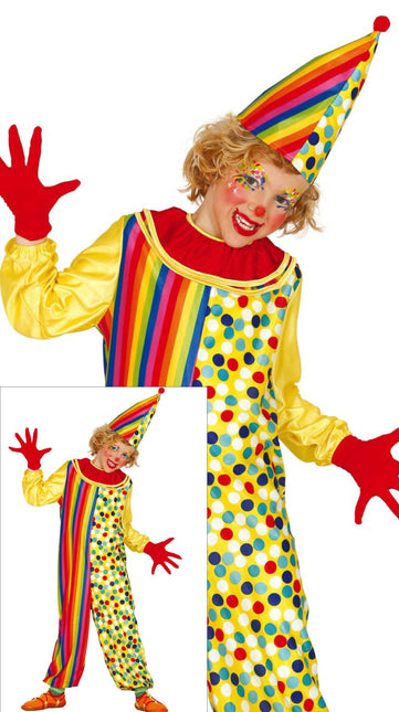 Disfraz de Payaso Infantil de Colores
