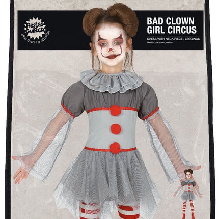Disfraz de payaso oscuro Halloween Niño