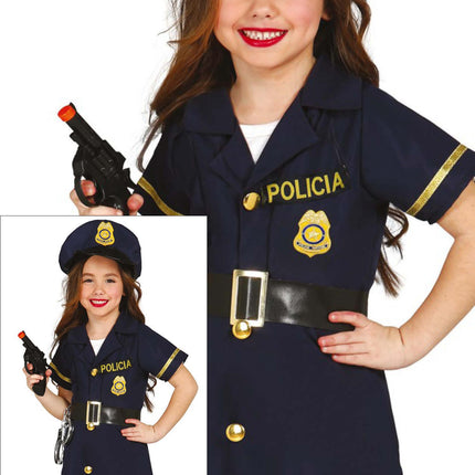 Vestido de policía infantil