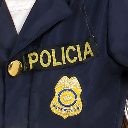 Vestido de policía infantil