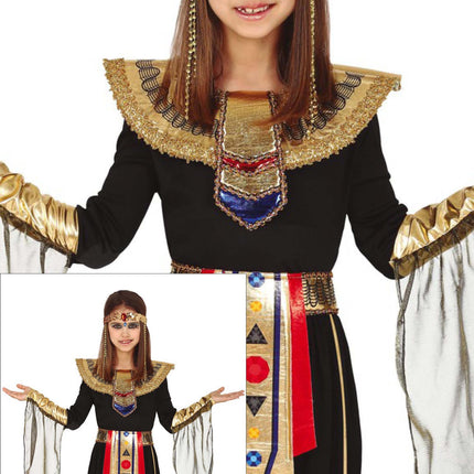 Vestido Cleopatra Niña Negro