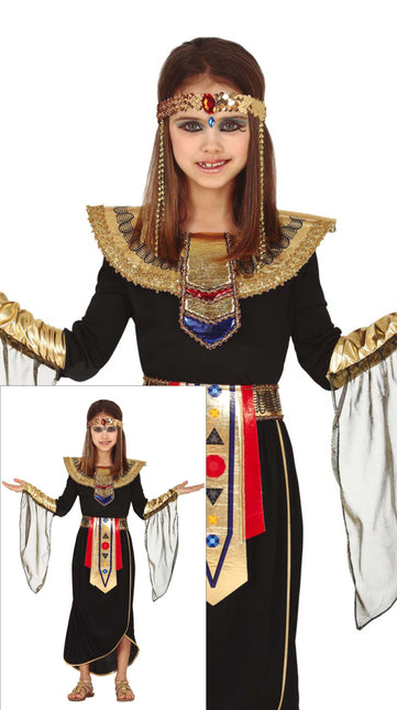 Vestido Cleopatra Niña Negro