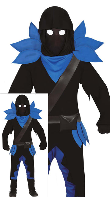 Traje Ninja Niño Azul